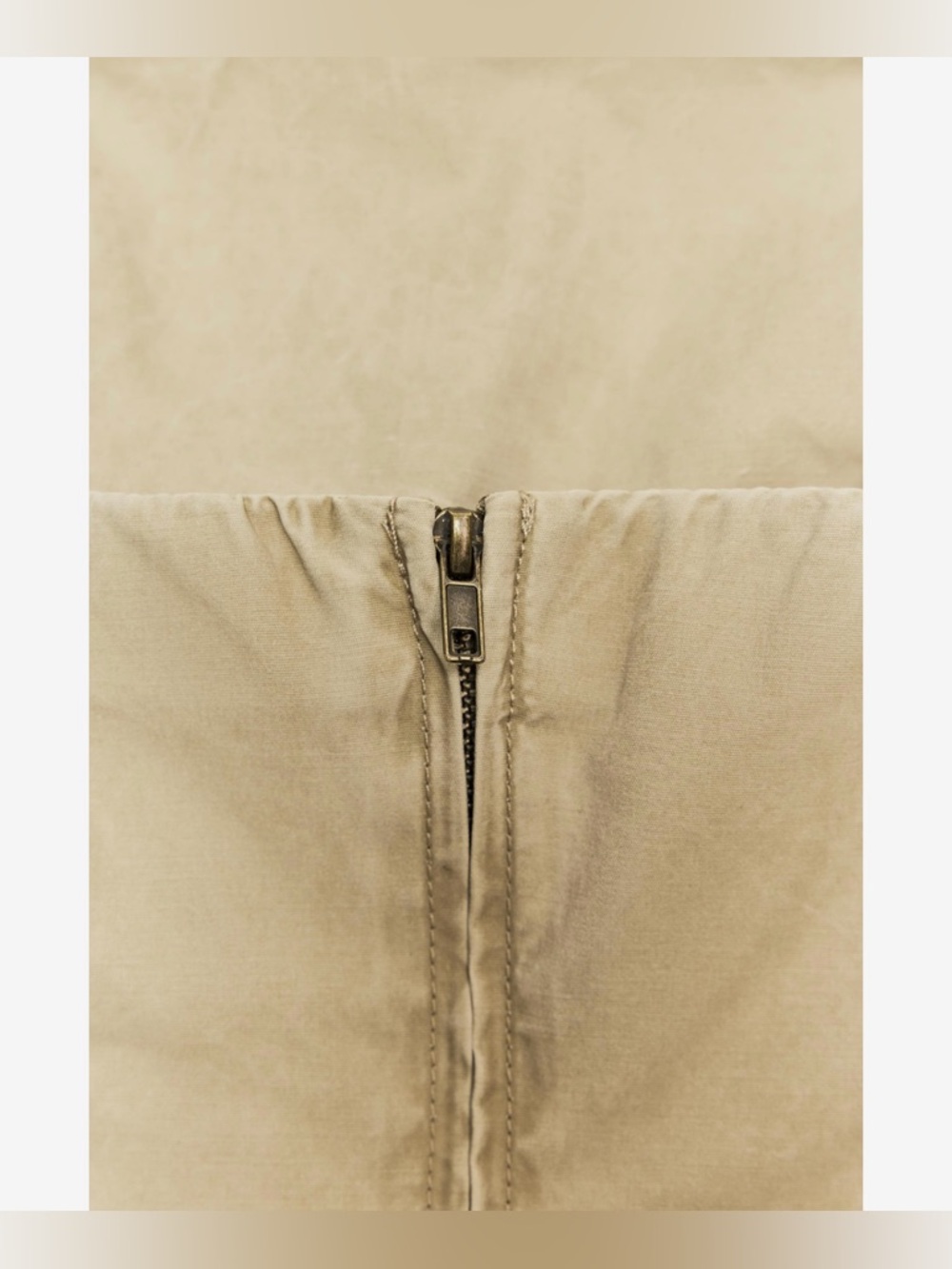 Zara strapless midi dress made of fabric with a washing effect - Picture 5 of 7